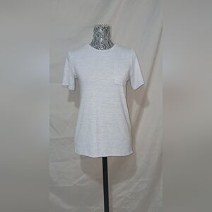 Banana Republic Light Gray Short Sleeve Tee